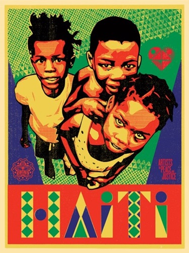 Relief For Haiti  by Shepard Fairey | Cleon Peterson