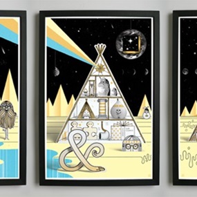 Our Mountain (Triptych) by Steven Harrington