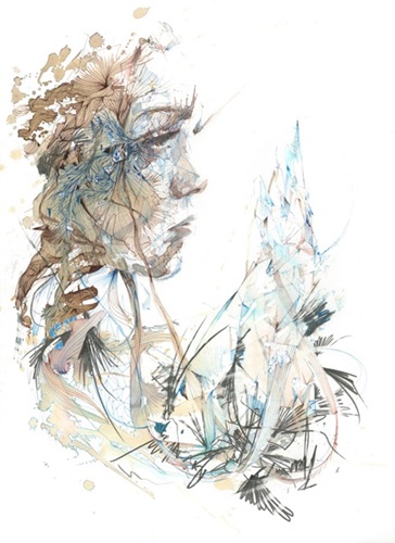 Refraction  by Carne Griffiths