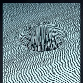 Hole (Blue Edition) by Brendan Monroe