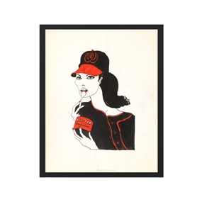 Untitled (Study For Baseball Girl, 1964) by Karl Wirsum