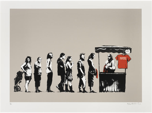 Festival (Destroy Capitalism) (Signed) by Banksy