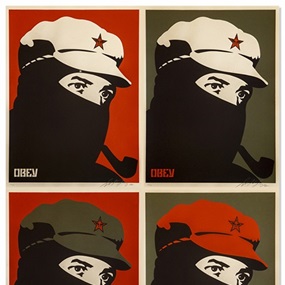 Comandante (Set Of 4) by Shepard Fairey