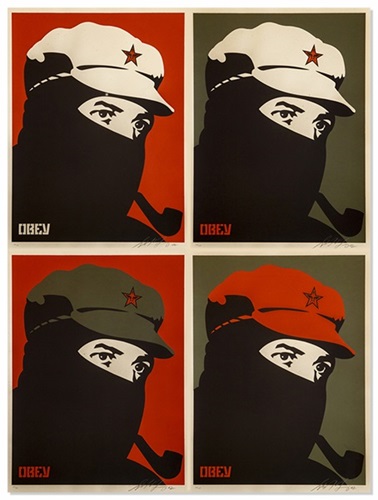 Comandante (Set Of 4) by Shepard Fairey