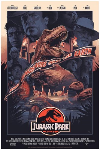 Jurassic Park (Variant) by John Guydo