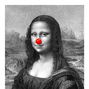 Mona, Keep Smiling by Mr Brainwash