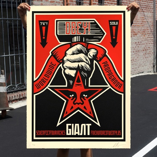 Hammer (Large Format) by Shepard Fairey