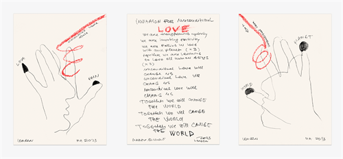 Unconditional Love (Triptych) (Timed Edition) by Marina Abramovic