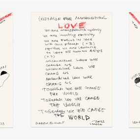 Unconditional Love (Triptych) (Timed Edition) by Marina Abramovic