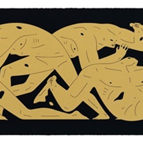 Nowhere Man (Black & Gold) by Cleon Peterson