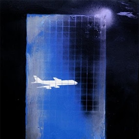 Reflected Jet (Blue) by Robert Del Naja