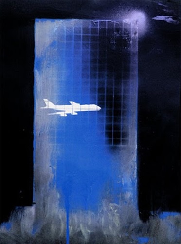 Reflected Jet (Blue) by Robert Del Naja