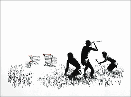 Trolleys (Unsigned - LA Edition) by Banksy