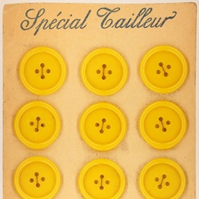 Found Art: Yellow Buttons by Peter Blake