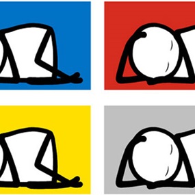Sleeping Baby (Yellow) by Stik