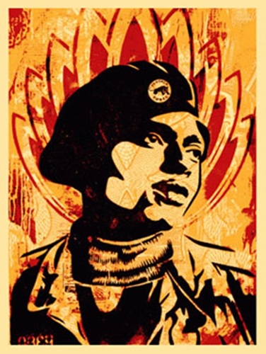 Unknown Black Panther  by Shepard Fairey