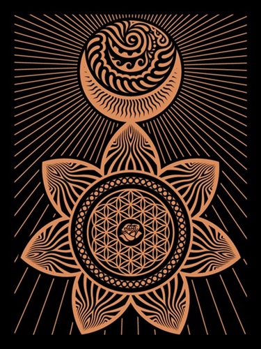 Ganas Sun Moon (Black) by Ernesto Yerena