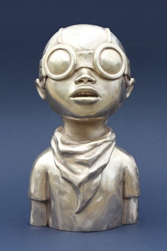 Flyboy Bronze (Gold) by Hebru Brantley