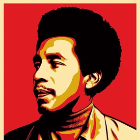 Smokey Robinson Print (Red) by Shepard Fairey