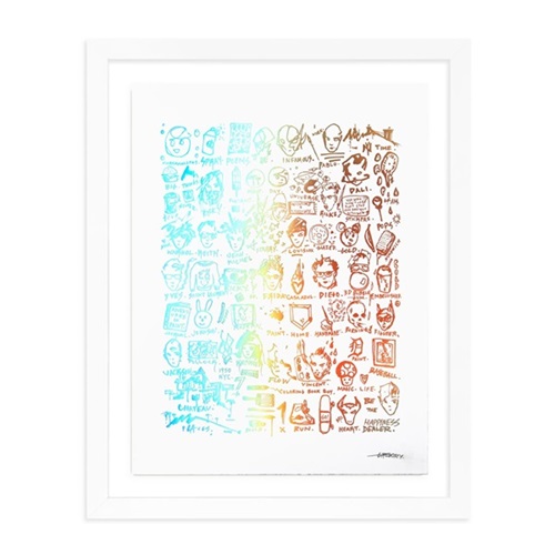 A Young Hunger (Holo On White) by Gregory Siff