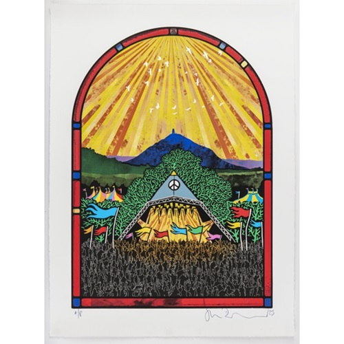 Glastonbury Festival 2023 (Higher Than The Sun) (First Edition) by Stanley Donwood