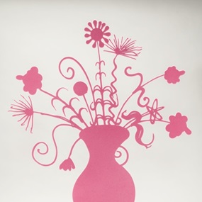 Flores (Sculpture) (Pink) by Kenny Scharf