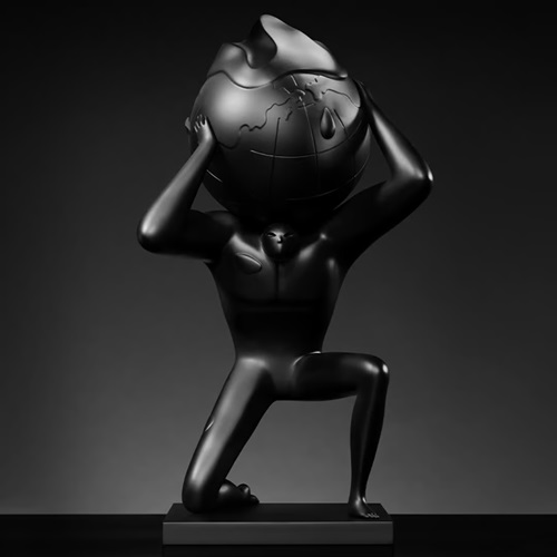 World On Fire (Sculpture) (First Edition) by Cleon Peterson