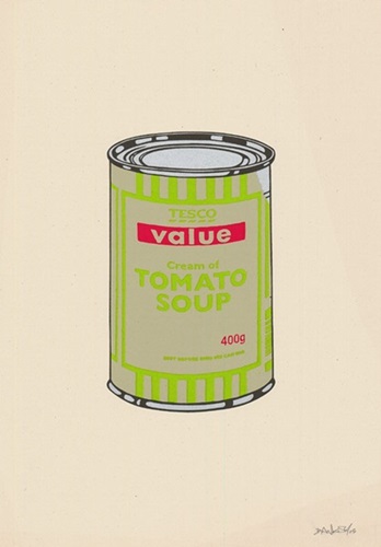 Soup Can (Sage, Green, Lime, Cherry) by Banksy