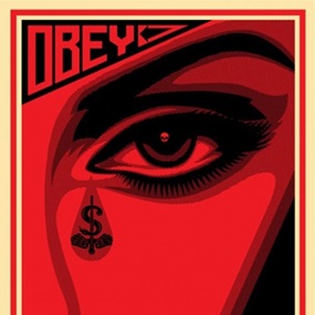Eye Alert Red by Shepard Fairey