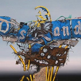 Disney Sign Destruct by Jeff Gillette