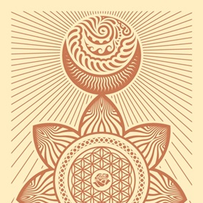 Ganas Sun Moon (Cream) by Ernesto Yerena