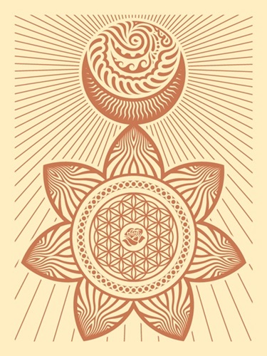 Ganas Sun Moon (Cream) by Ernesto Yerena