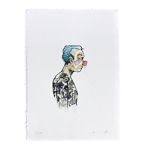 Profile Of An Inked Punk  by Anthony Lister