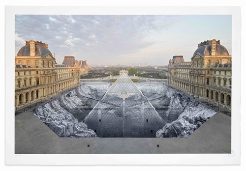 JR Au Louvre, 30 Mars 2019, Paris, France (6h50) by JR