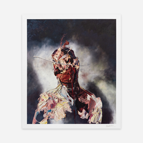 Self Portrait With Blue Sash by Antony Micallef