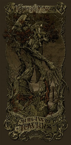 The Lord Of The Rings: The Two Towers (Variant) by Aaron Horkey