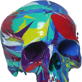 Hallucinatory Head by Damien Hirst