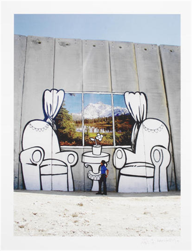 Separation Wall - Beach  by Banksy