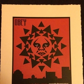 Obey The Laws Of Physics (Letterpress) by Shepard Fairey