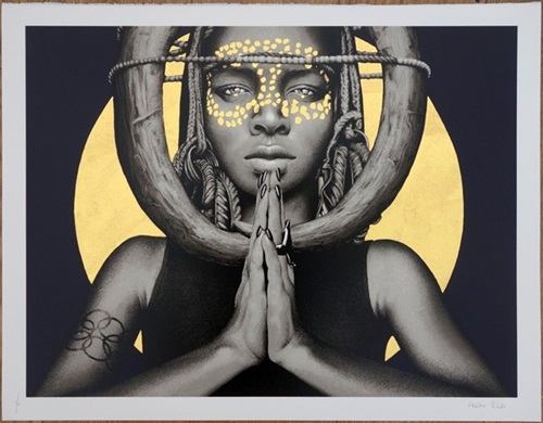 Sun Goddess I (Gold Leaf) by Fin DAC | Kevin Ledo