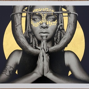 Sun Goddess I (Gold Leaf) by Fin DAC | Kevin Ledo