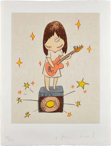 Guitar Girl  by Yoshitomo Nara
