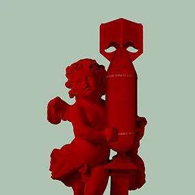 Cupid (Amor Vincit Omnia) (Red) by Magnus Gjoen