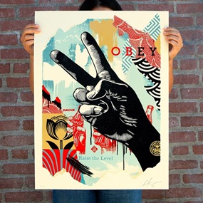 Raise The Level (Peace) by Shepard Fairey