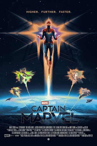 Captain Marvel (Foil Edition) by Matt Ferguson