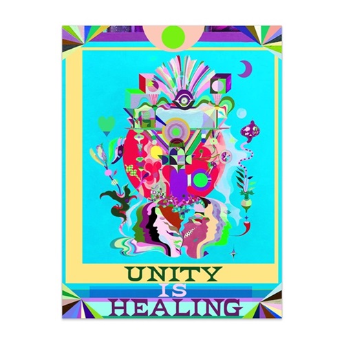 Unity Is Healing (Hand-Embellished) by Monica Canilao