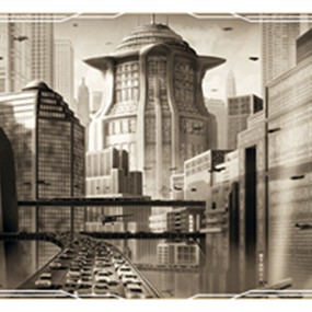 Metropolis (Sepia) by Pablo Olivera