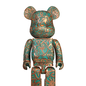 Pewter Bearbrick (Copper Green Patina) by Steven Harrington