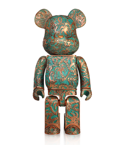 Pewter Bearbrick (Copper Green Patina) by Steven Harrington