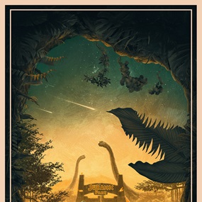 Jurassic Park (Acrylic Panel Print) by Nicolas Tetreault-Abel